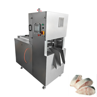 8PCS Blade Automatic Meat Band Saw Cutter i zamrożone maszyny do cięcia ryb z panelem sterowania dotykowym