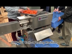 Komercyjna maszyna do łuszczenia marchew do przetwarzania warzyw o pojemności 40-60 sztuk/min