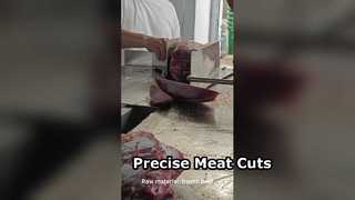 Precyzyjne cięcie piłą taśmową do mięsa JY 420